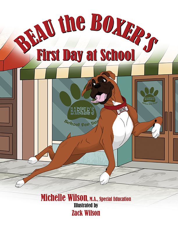 Beau the Boxer's First Day at School
